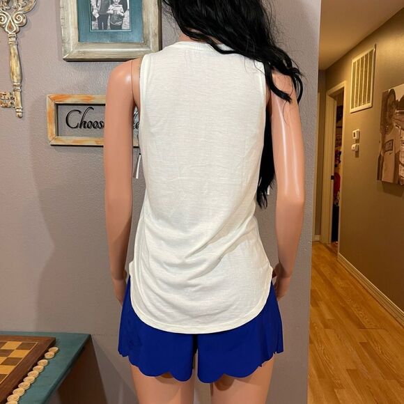 American flag bullhead longhorn cow skull tank - Picture 11 of 13